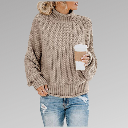 Allison | Women's Oversized Turtleneck Sweater - Image 10