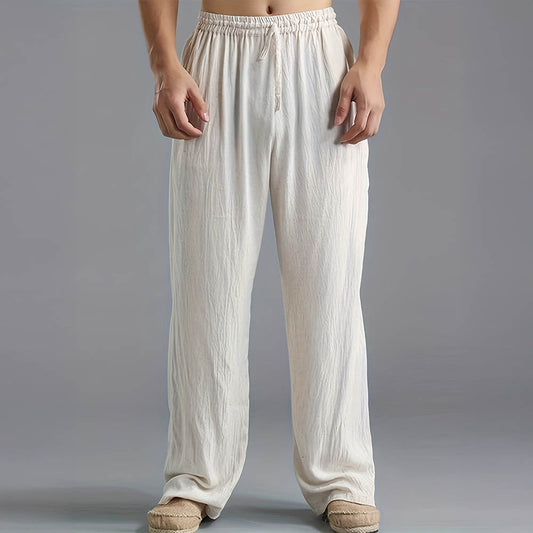 Chris - samuel linen pants | Breathable Lightweight Trousers - Image 1