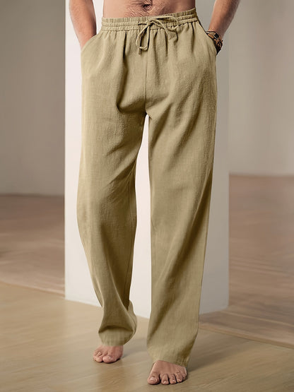 Omar | Relaxed Fit Drawstring Pants for Men - Comfortable Summer Style - Image 3