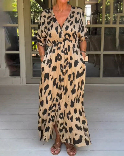 Sharon | Stylish Leopard Print Dress - Image 2