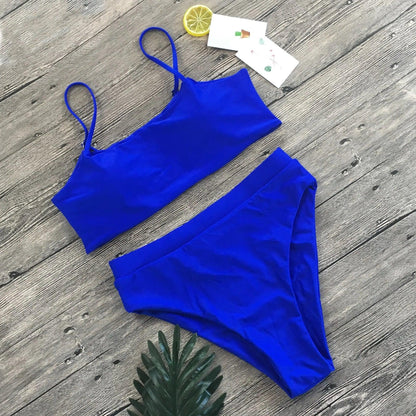 Couture-moda | Women’s Waisted Bikini Swimsuit - Tummy Control, Padded Two-Piece - Image 5