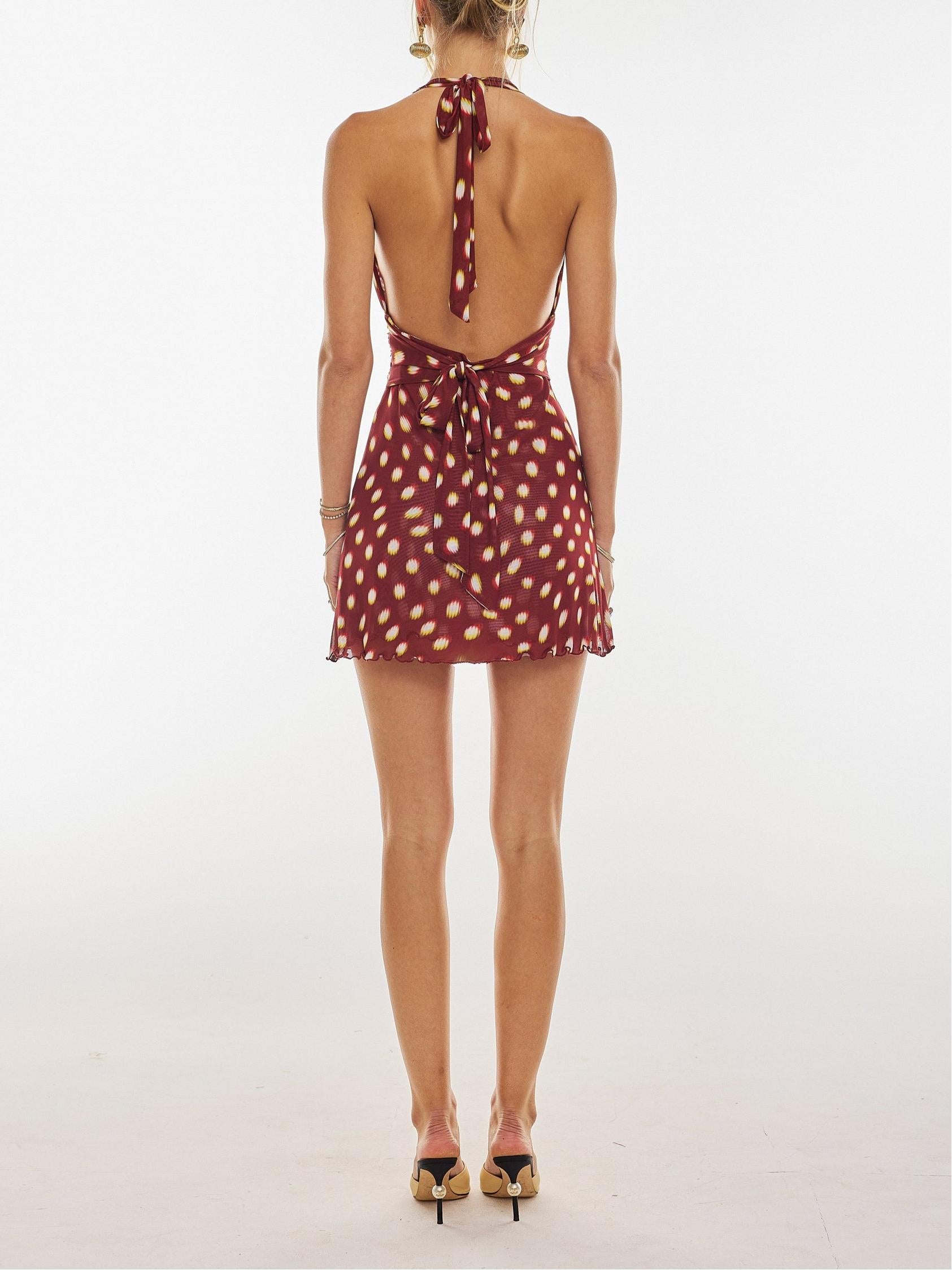 Samantha | Playful Polka Dot Mini Dress - Image 3