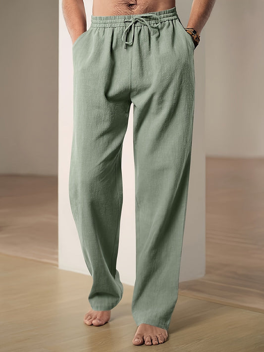 Omar | Relaxed Fit Drawstring Pants for Men - Comfortable Summer Style - Image 1