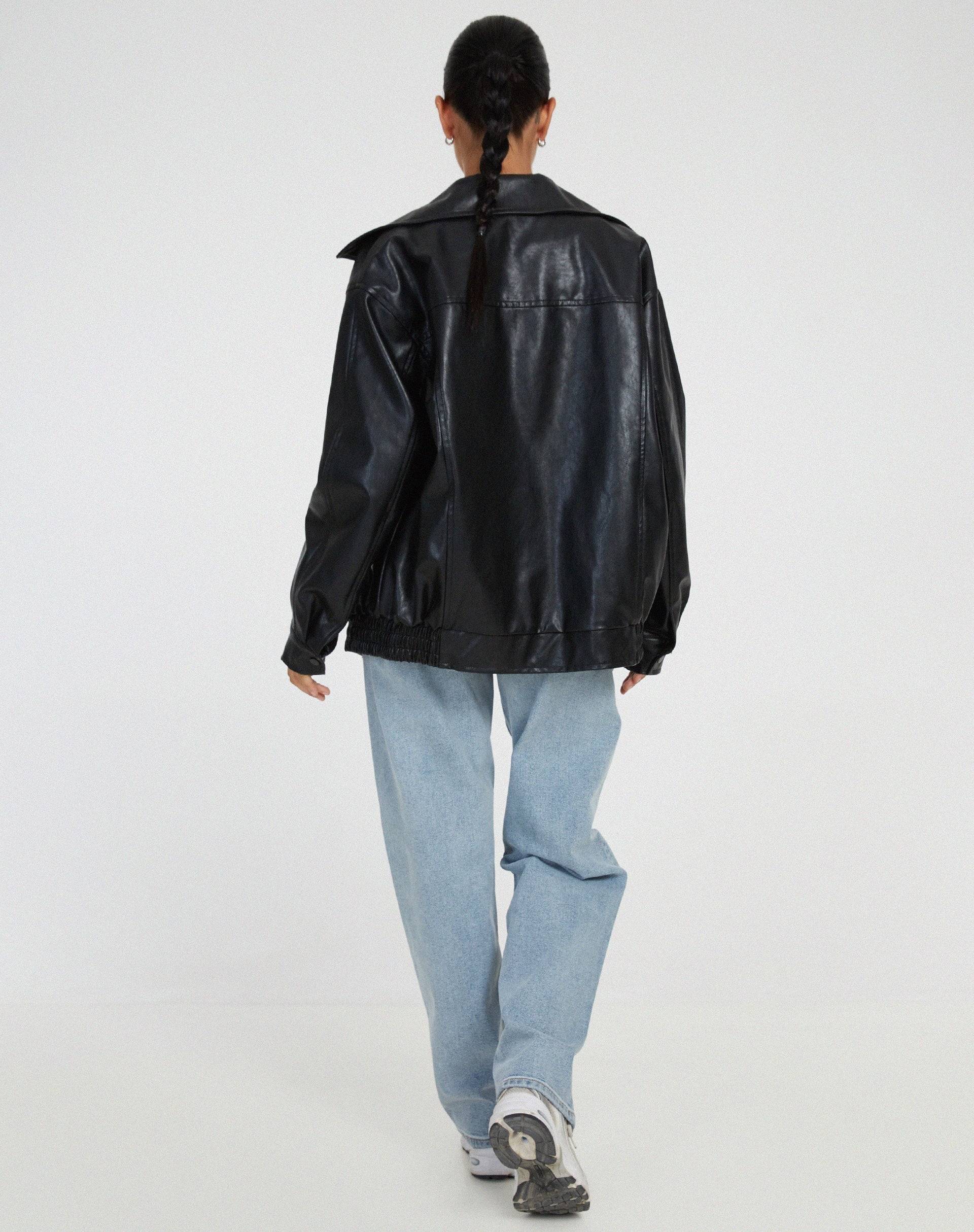 Sylvia | Women's Oversized Bomber Jacket - Image 6