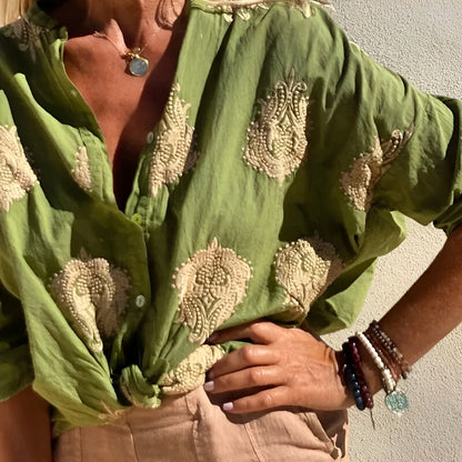 Paige | Stylish Button-Up Blouse for Women - Image 3