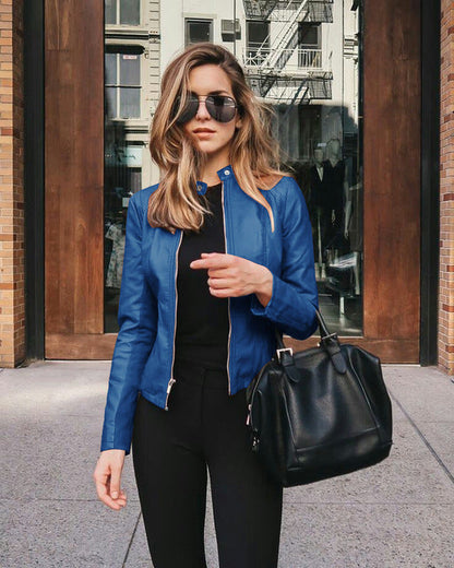 Marcia | Women's Slim Fit Bomber Jacket - Image 1