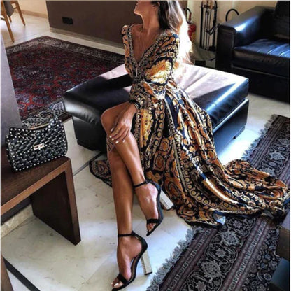 Harmony | Bohemian Maxi Dress - Elegant and Flowy - Image 4