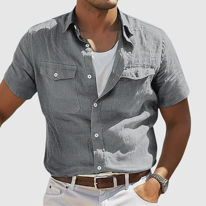 Keith | Relaxed Sunset Linen Shirt for Every Occasion - Image 2