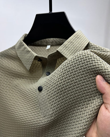 Samuel | Stylish Performance Polo Shirt for Men - Image 4