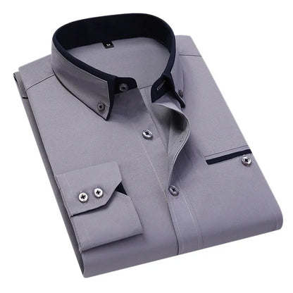 Ike | Stylish Casual Long Sleeve Shirt for Men - Image 6