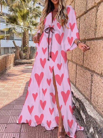 Marilyn | Colorful Maxi Dress with Graphic Print - Image 5