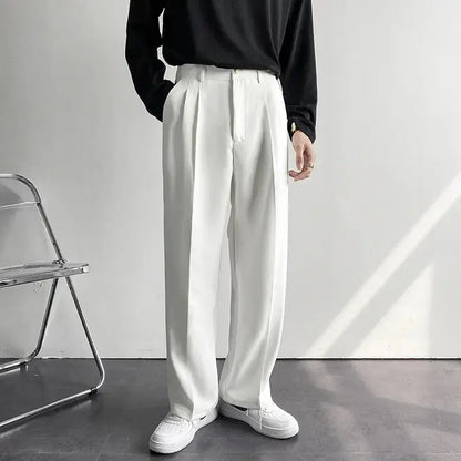 Morris | Men's Trousers - Relaxed Fit with Pleated Front for Casual Elegance - Image 1