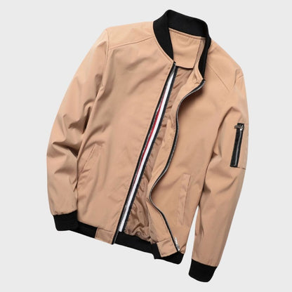 Darryl | Men's Zip-Up Bomber Jacket - Image 8