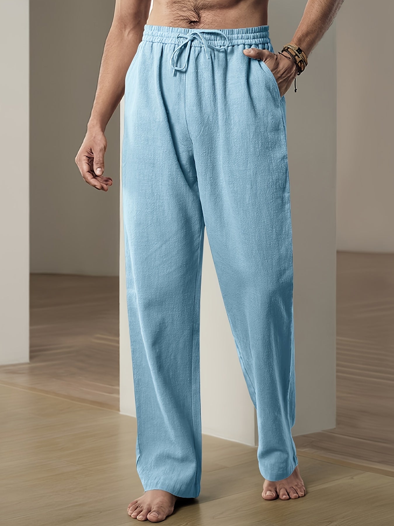 Omar | Relaxed Fit Drawstring Pants for Men - Comfortable Summer Style - Image 2